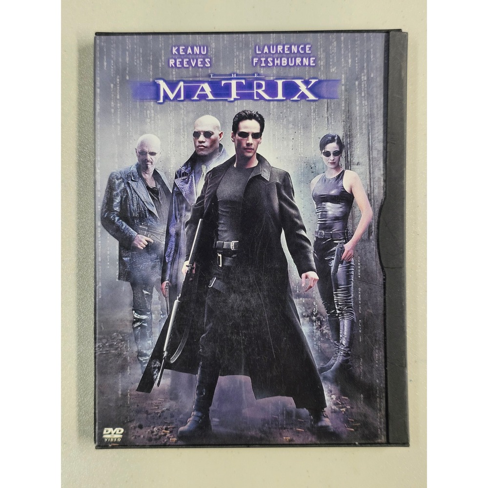 The Matrix DVD 1999 Widescreen Edition Keanu Reeves Sci-Fi Snap Case 17737
